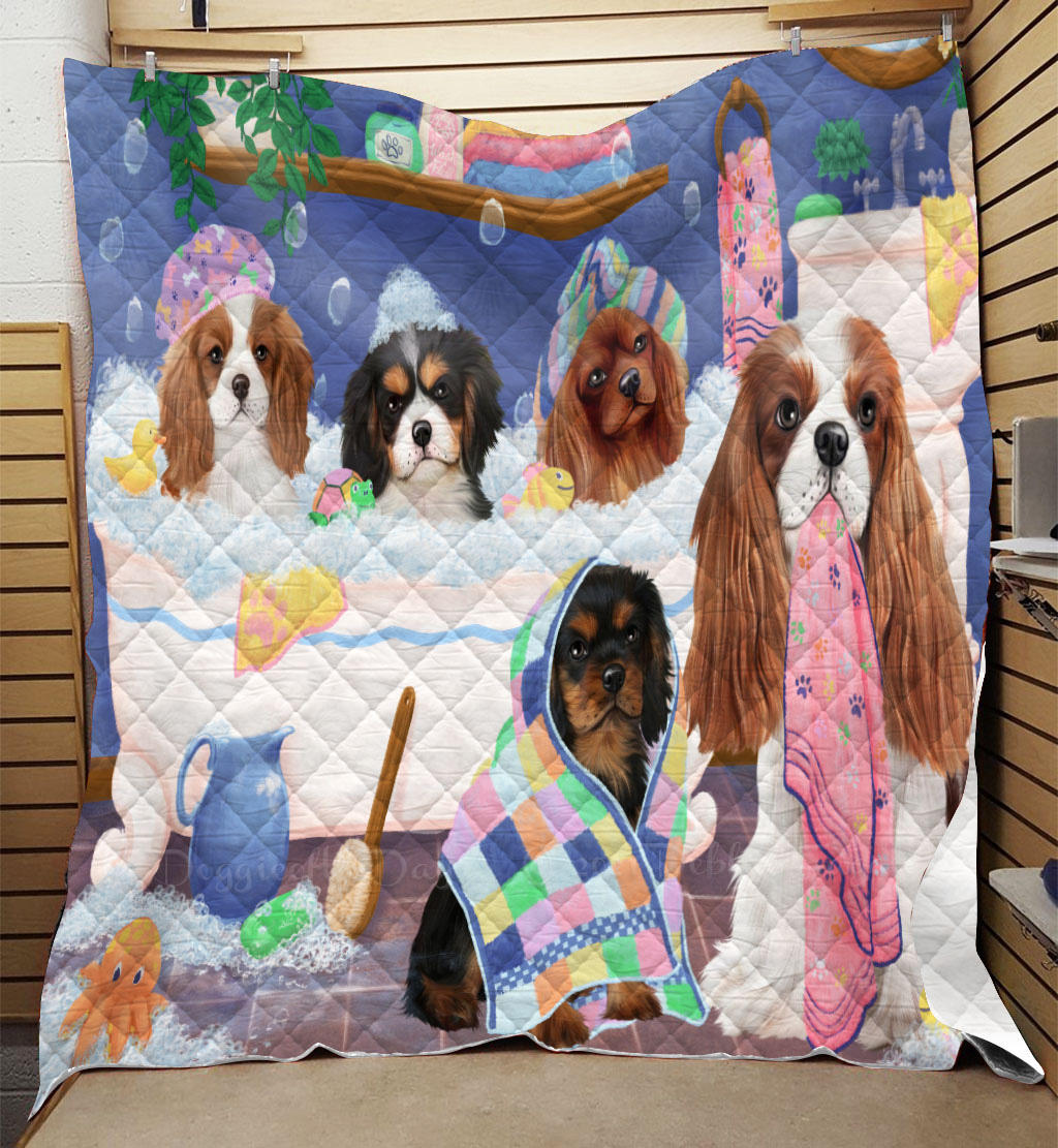 Spaniel Adventure Quilted Blanket NCU0PT1718 main image 0